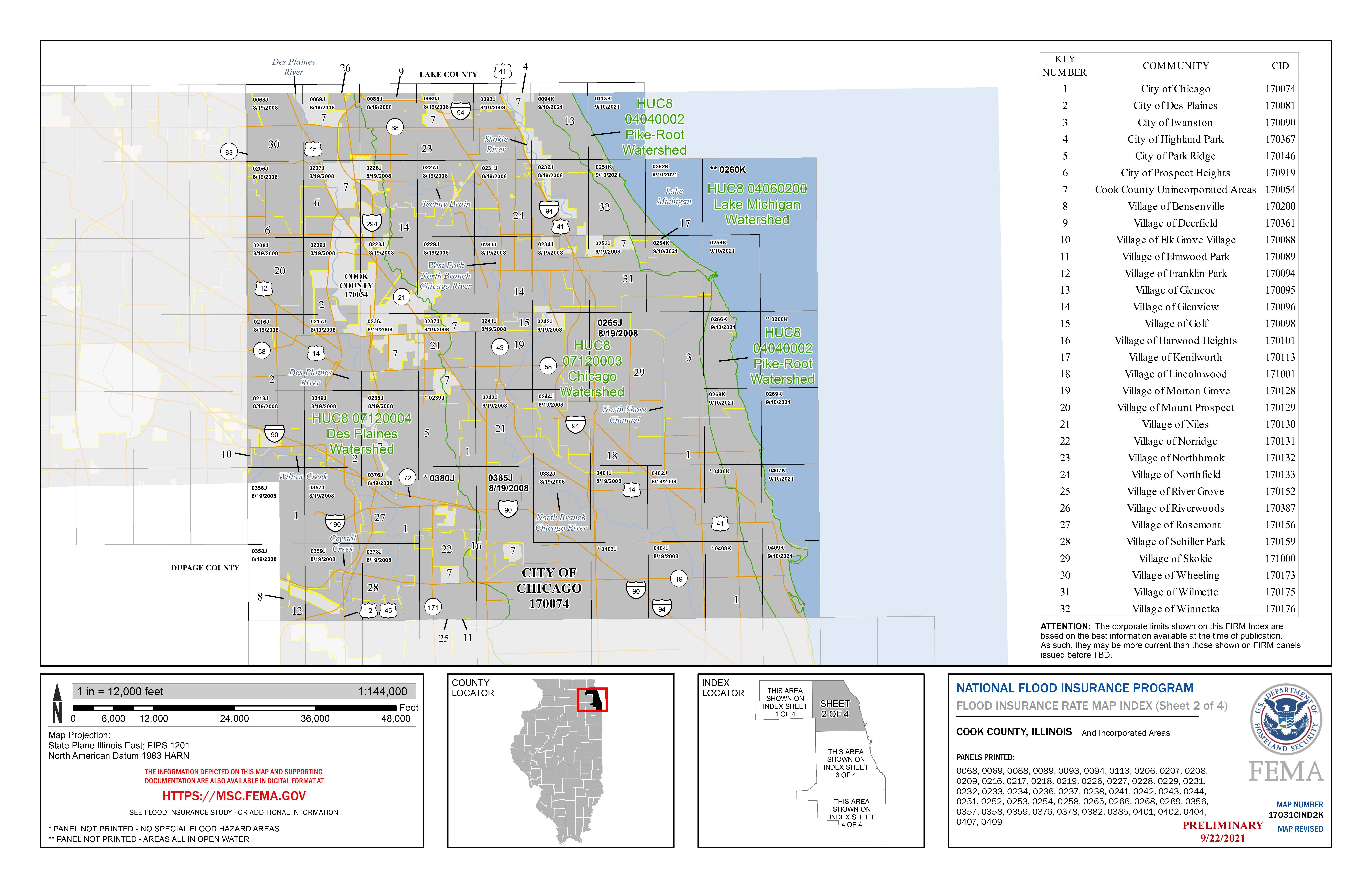 Special Flood Hazard Area Map Illinois Floodplain Maps - Firms