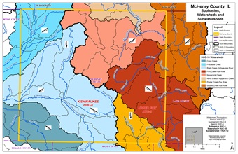 County HUC 8-10-12 Map