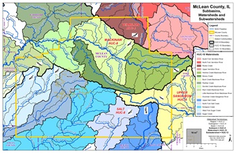 County HUC 8-10-12 Map