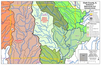 County HUC 8-10-12 Map