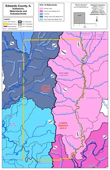 County HUC 8-10-12 Map