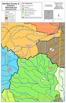 County HUC 8-10-12 Map