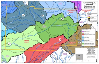 County HUC 8-10-12 Map