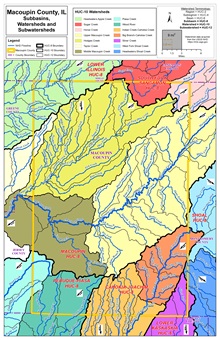 County HUC 8-10-12 Map