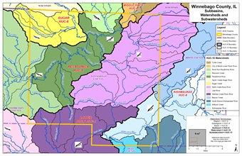 County HUC 8-10-12 Map
