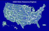 Graphic of USGA watershed regions